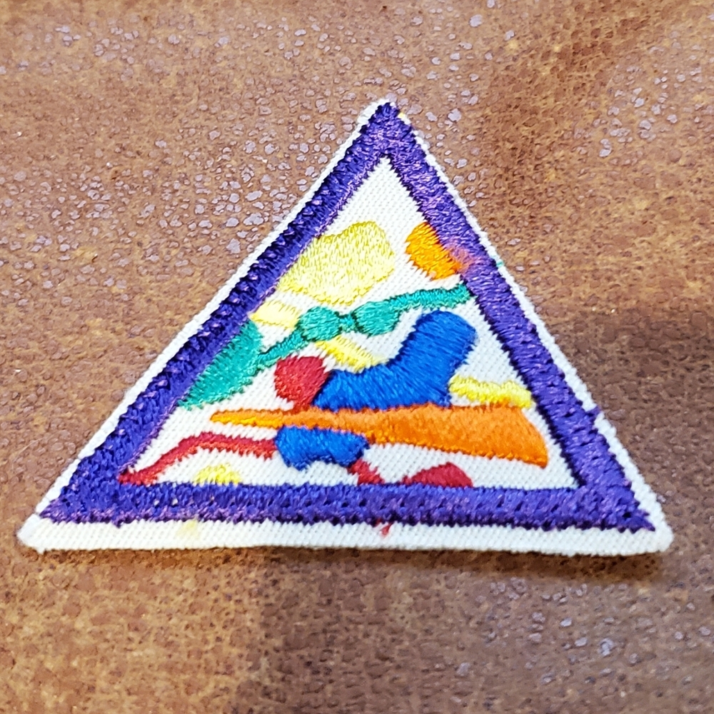 Girl Scout Boy Scout Colors Abstract Art Patch Scouts Replacement